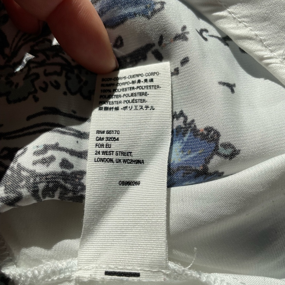 Free People Positano Blouse in Blue Combo - Picture 8 of 11